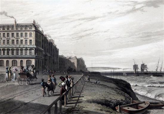 William Daniell Near Regents Square, Brighton 9.25 x 12.25in.